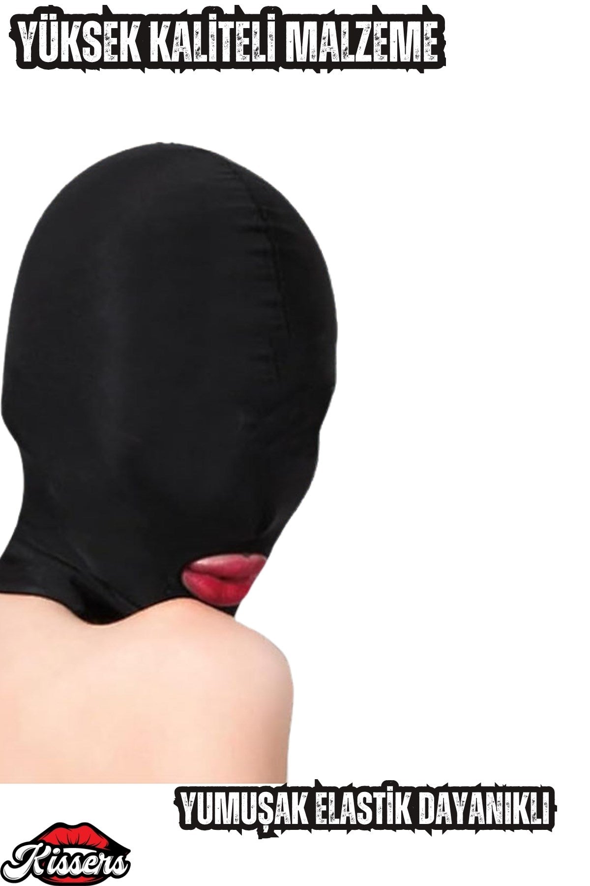 Full Face Kapalı Göz Delikli Ağız Oral Tam Yüz Fantezi Maske