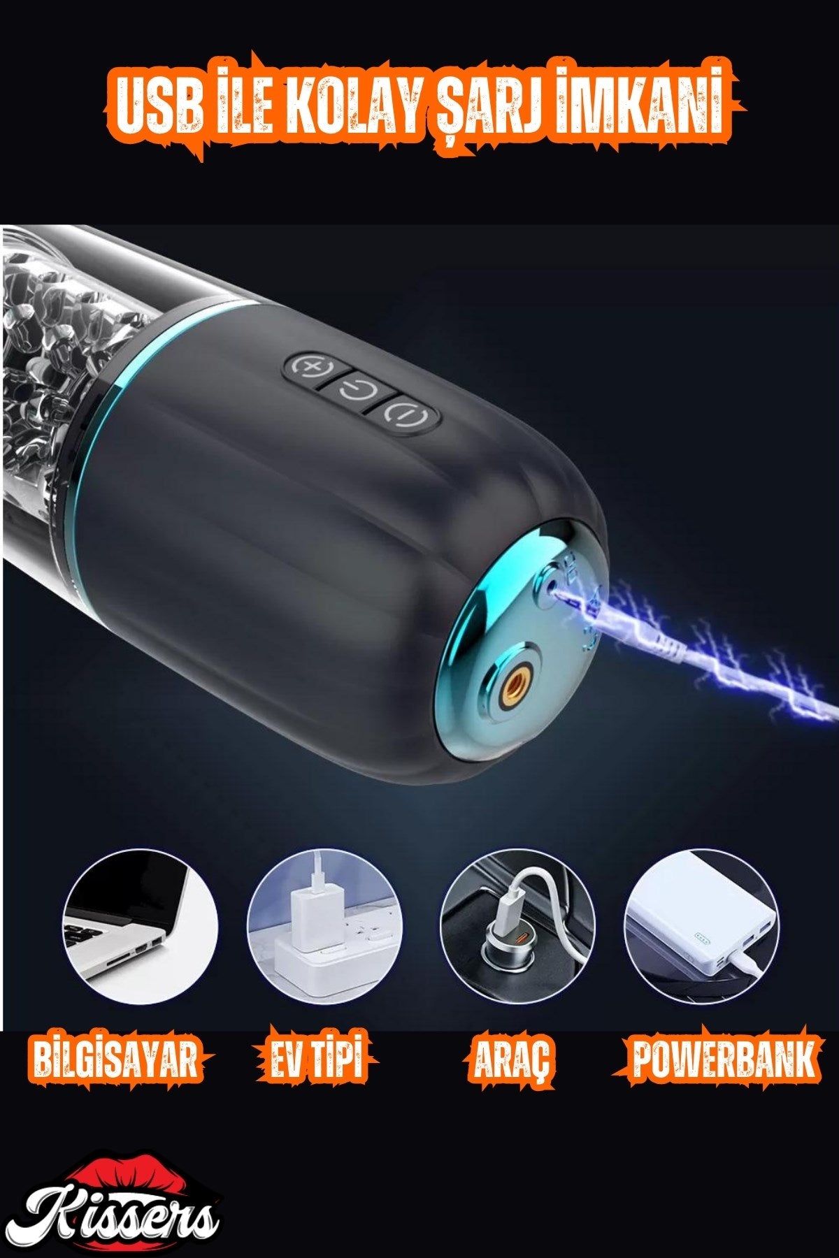 Akıllı 360° Rotasyon İnleme Sesli ve İleri Geri Hareketli Tırtıklı Otomatik Mastürbatör