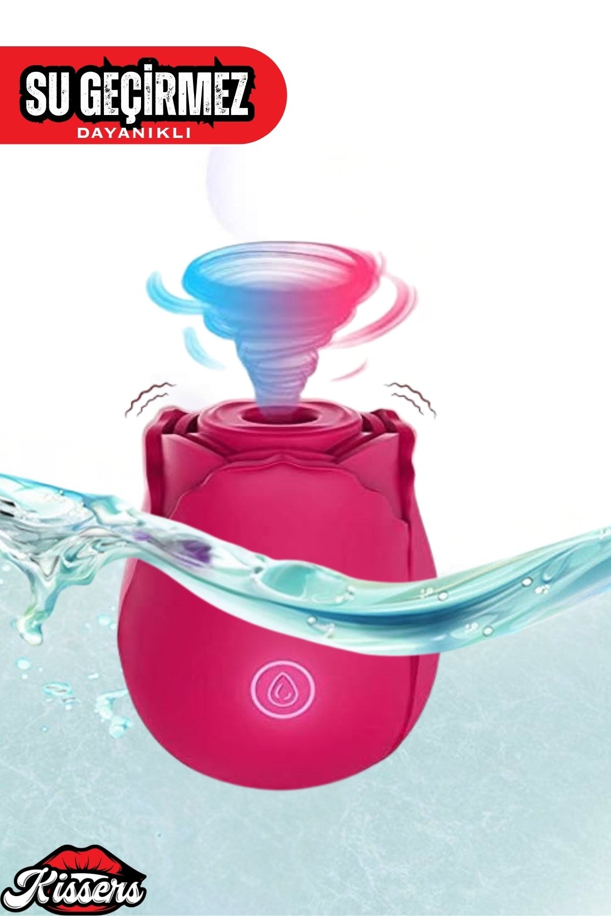 Gül Rose Tasarımlı Klitoris Titreşimli Emişli Şarjlı Soft Silikon Vakumlu Vibratör