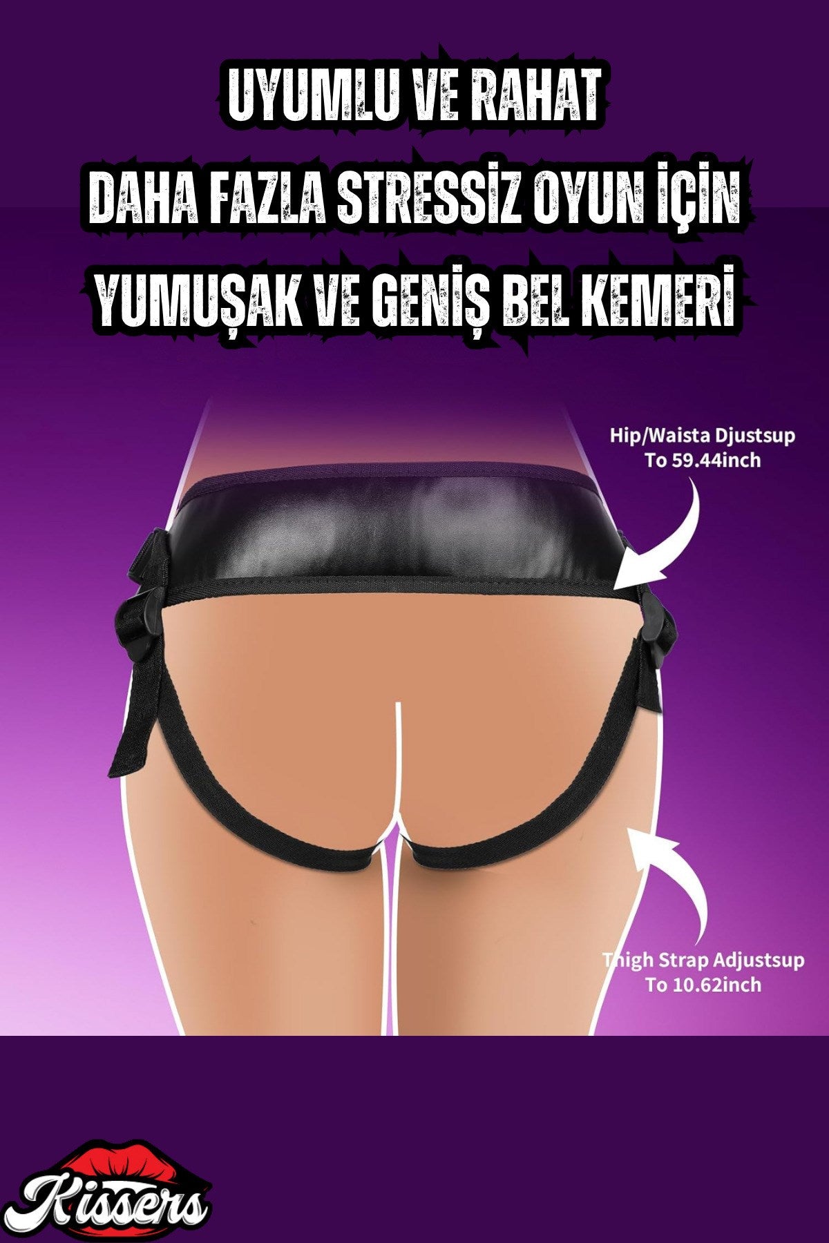 Belden Bağlamalı Rotasyonlu İleri Geri Hareketli Yapay Penis Dildo 22 CM