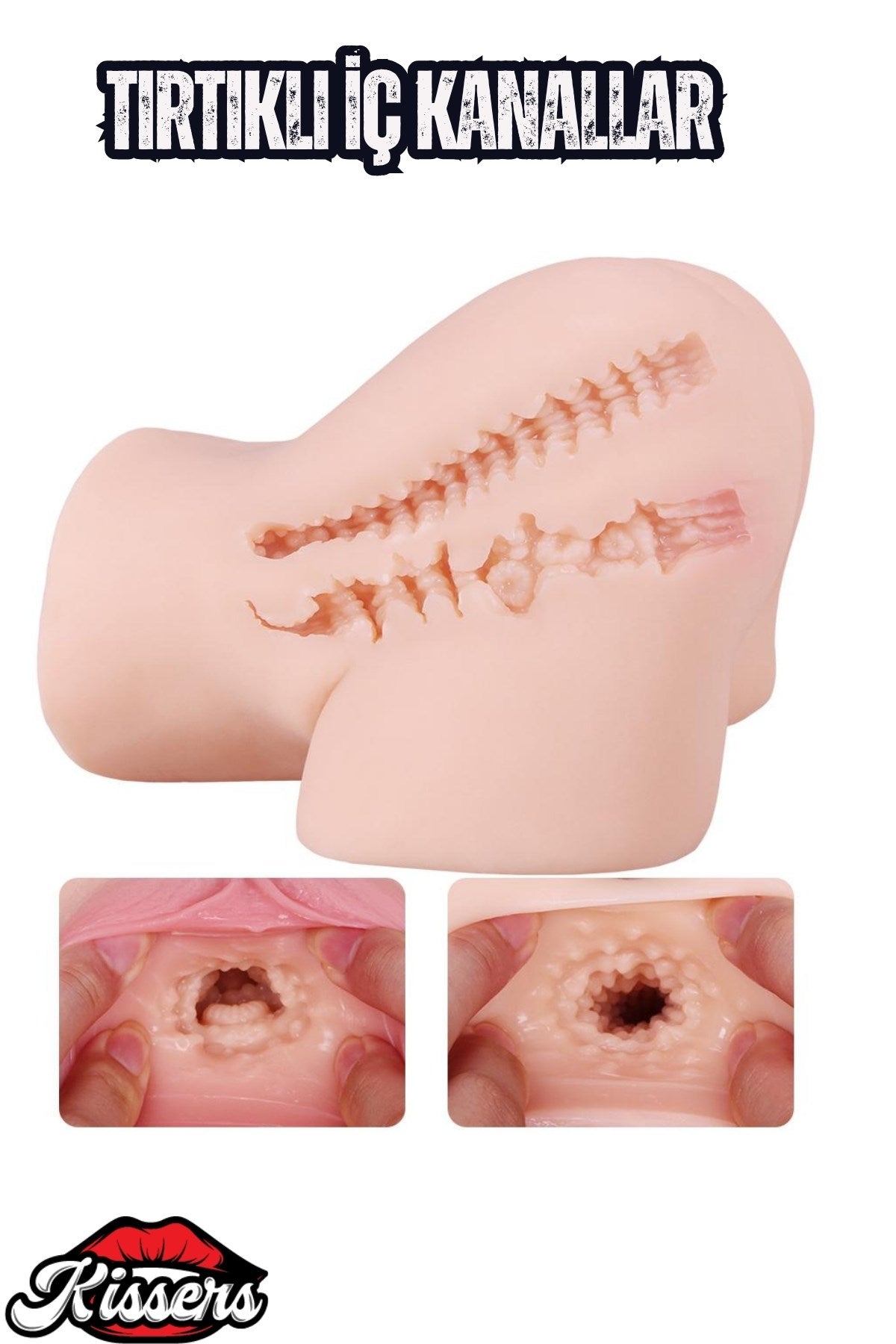 Ultra Gerçekçi Isıtmalı Titreşimli Realistik Çift Girişli Anal Vajinal Mastürbatör Kalça 2.2 Kg