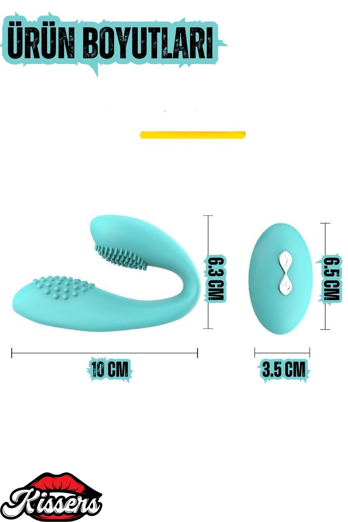 Uzaktan Kumandalı Giyilebilir Şarjlı Tırtıklı G Noktası Ve Klitoris Uyarıcılı 2'si 1 Arada Vibratör