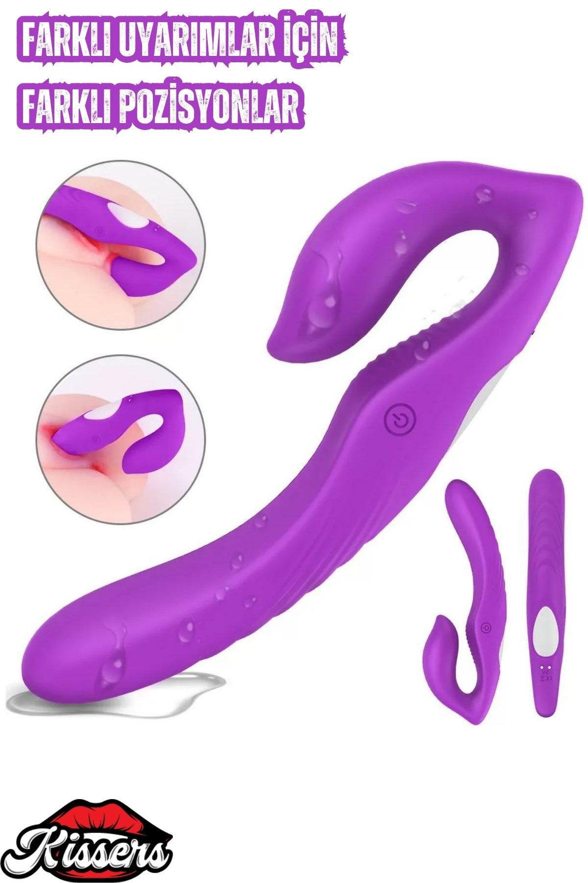 Titreşim Strapless Çift Taraflı Giyilebilir G Noktası Ve Klitoris Uyarıcılı Lezbiyen Vibratör