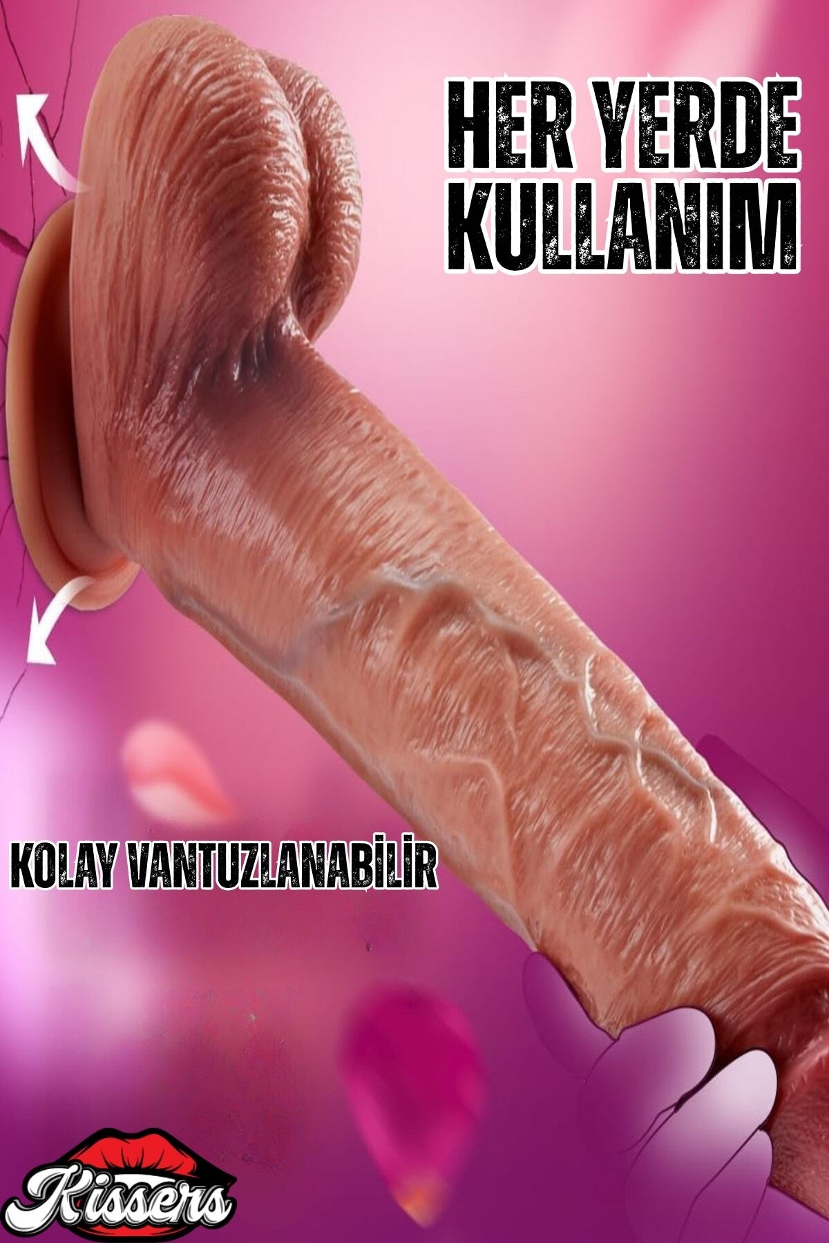 Uzaktan Kumandalı Titreşimli Isıtmalı İleri Geri Hareketli Melez Penis Vibratör 22 Cm