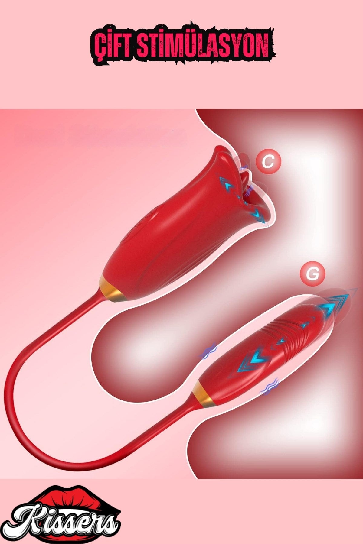 Cinsel Oyuncak Kadınlar Için 3'ü 1 Arada Anal Vajina Klitoris Titreşim Yalama Vibratör