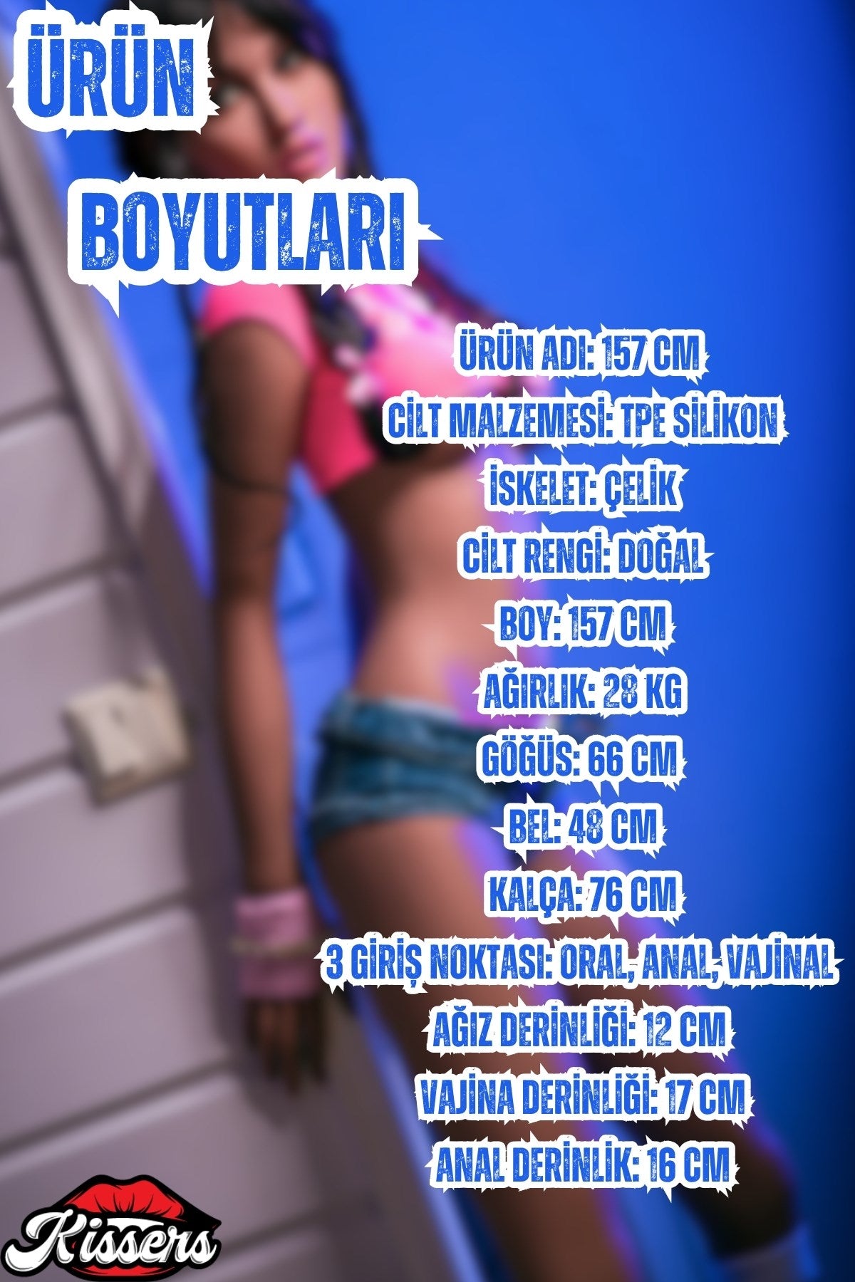 Gerçekçi Boyutlarda Yeni Nesil Ultra Gerçekçi 1.57 Boy 29 Kg Realistik Manken Marly