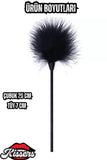 Fetish Beginner Gıdıklayıcı Masaj Fetiş Tüyü - Siyah: 20 Cm