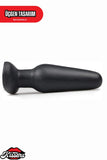 Yeni Başlayanlar İçin Tutamaçlı Kademeli Silikon Genişletici Anal Plug Tıkaç 7.5 Cm