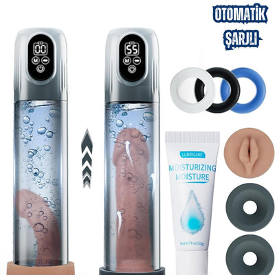 Maximizer Pro Sulu & Susuz Kullanılabilen Yüksek Basınçlı Ayarlı Emişli Eğitici Vakum Penis Pompası