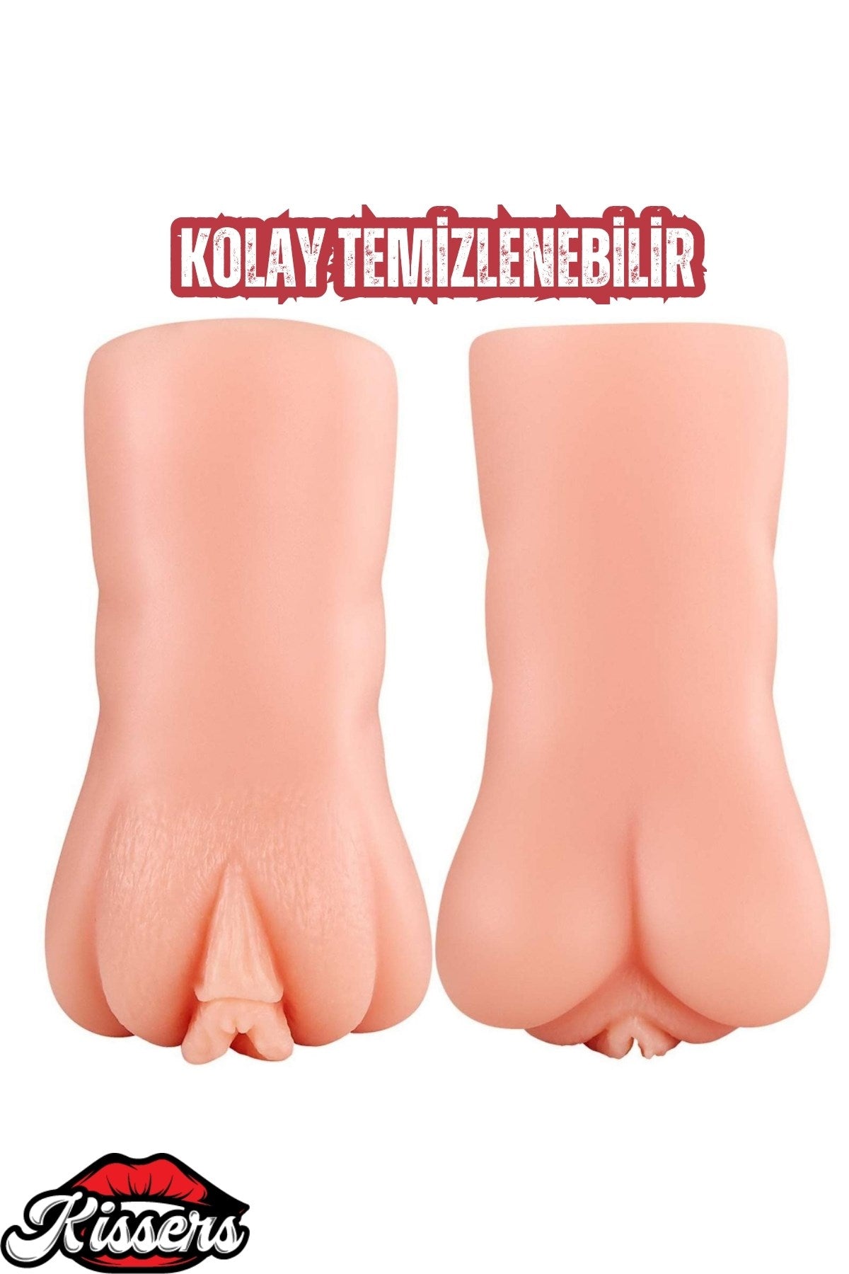 Kolay Saklanabilir Tek Girişli Vajina Isıtma Ve Titreşimli Cep Tipi Realistik Mastürbatör 15 CM