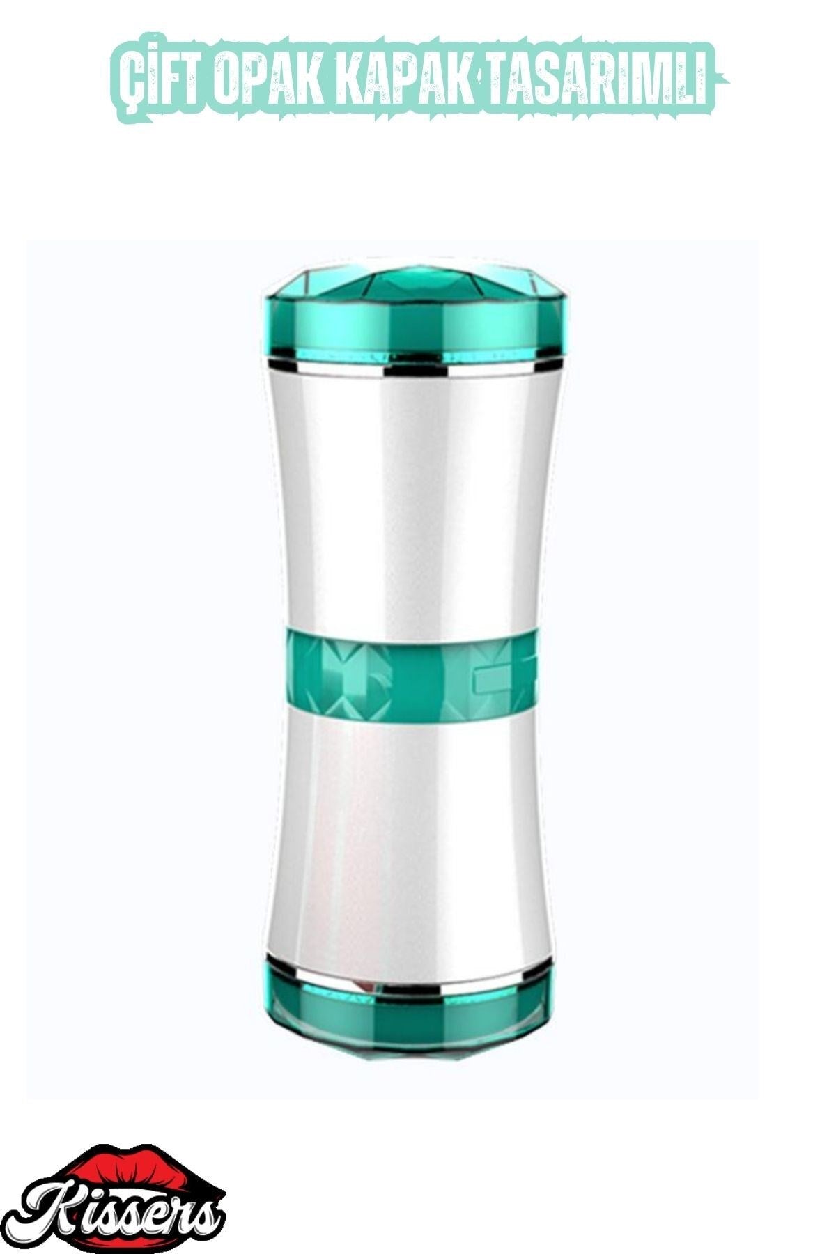 Ağız ve Vajina Çift Girişli Yüksek Kaliteli Kutulu Saklanabilir Suni Vajina Mastürbatör