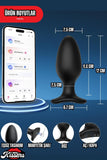 Dünyanin Her Yerinden Kontrol Edilebilen Telefon Uygulamalı Lovense Hush Anal Plug Tıkaç 12 Cm