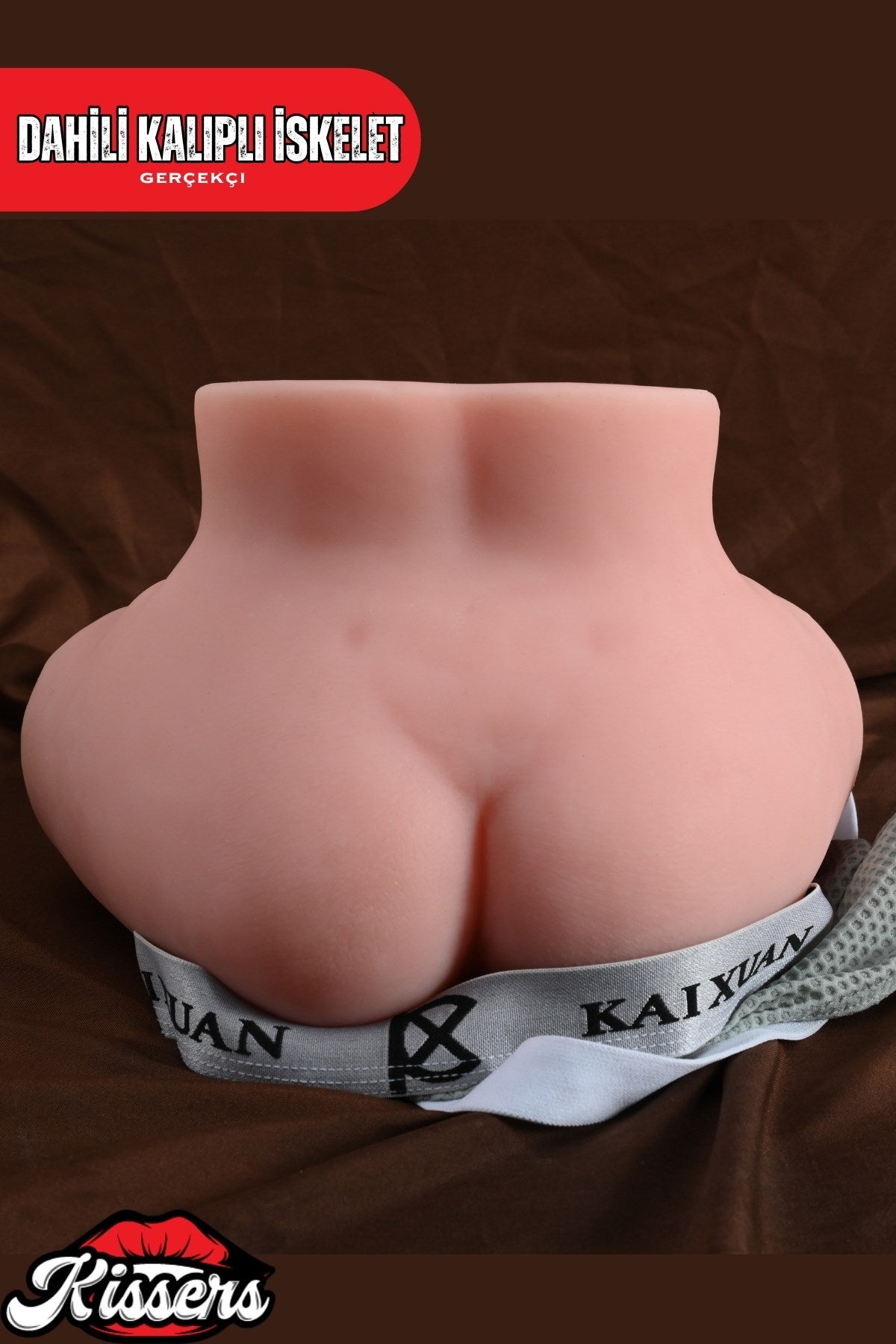 Anal ve Vajina Çift Girişli Erkek Trans Penisli Realistik Manken Kalça 2.6 Kg