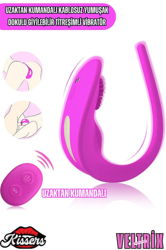 Uzaktan Kumandali Kablosuz Yumuşak Dokulu Giyilebilir Titreşimli Vibratör