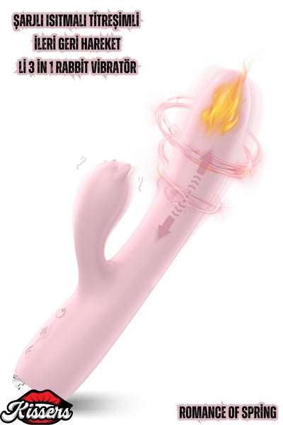 Titreşimli İleri Geri Hareketli Rabbit Vibratör