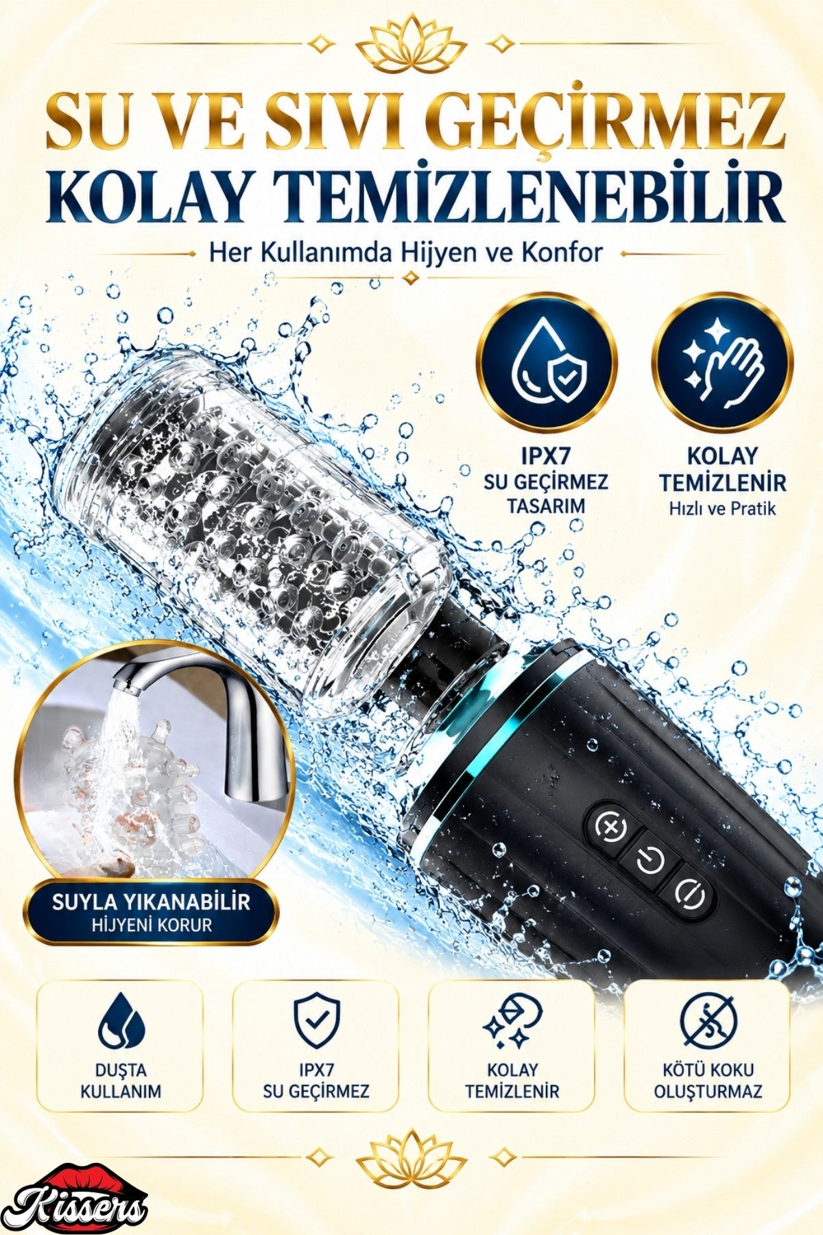 İleri Geri ve 360° Dönme Rotasyon Hareketli Vantuzlu Tam Otomatik Mastürbatör