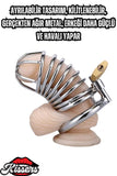 Bsdm Metal Penis Kilidi Chastity Cock Cage Erkek Bekaret Penis Kilidi Kilitlenebilir Esaret Kafesi