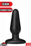 Yeni Başlayanlar İçin Tutamaçlı Kademeli Silikon Genişletici Anal Plug Tıkaç 7.5 Cm