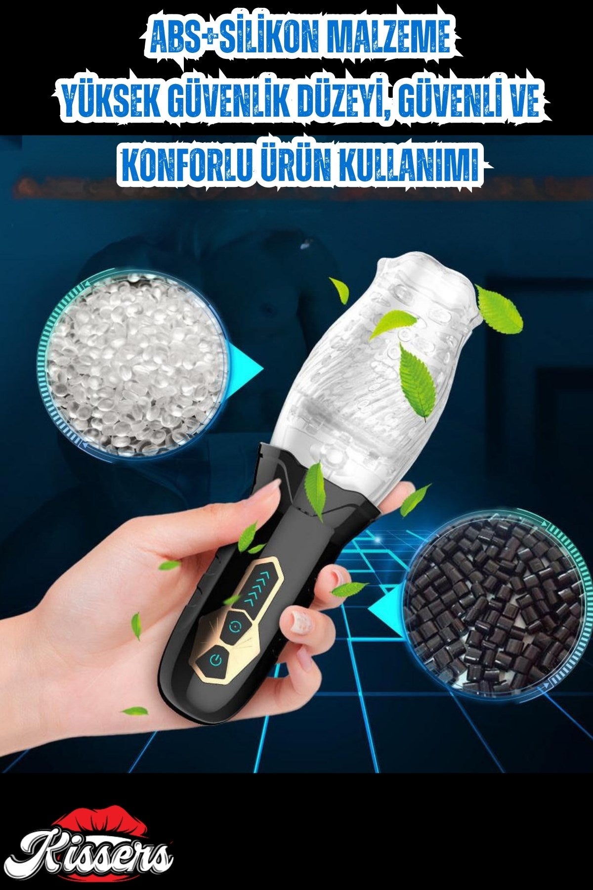 Cinsel Oyuncak Ultra Güçlü Titreşimli ve Dönme Rotasyonlu Şarjlı Otomatik Ağız Oral Mastürbatör